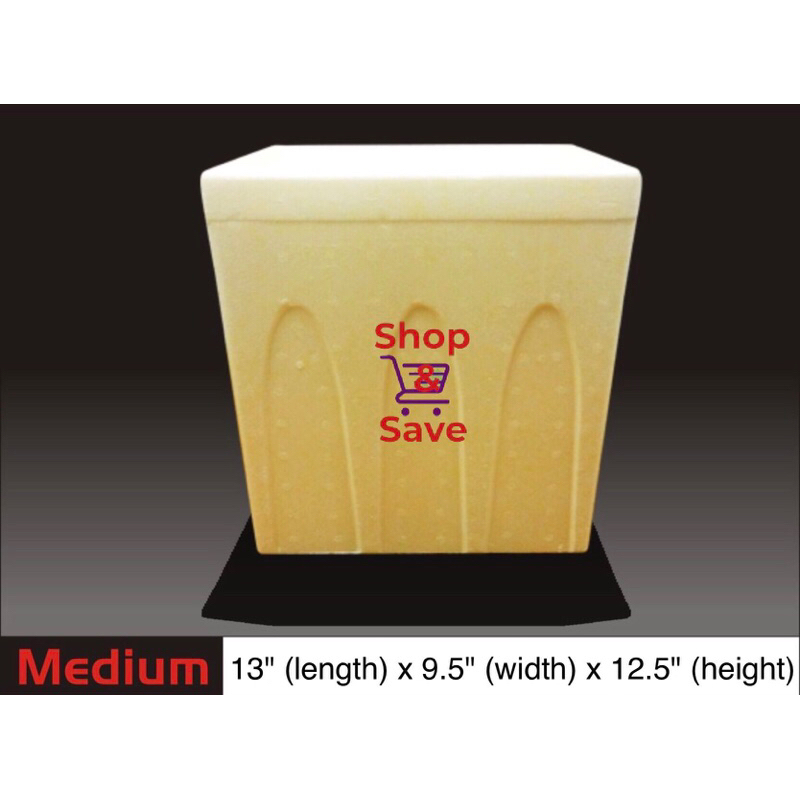 COD STYRO BOX / POLAR ICE CHEST MEDIUM / STYROFOAM / ICE CHEST / ICE