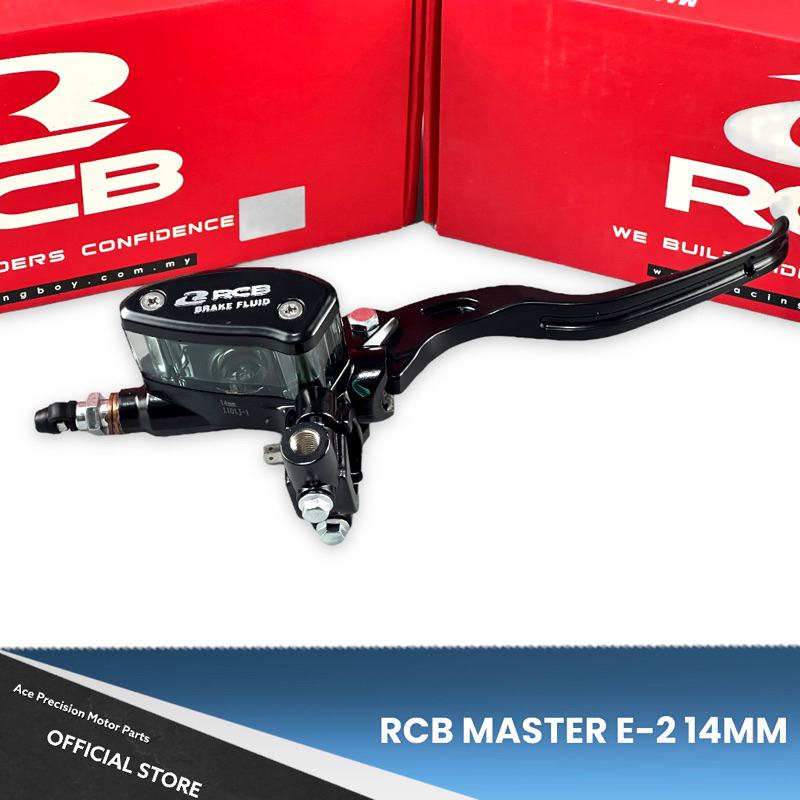 ✓ RCB BRAKE MASTER E-2 [RIGHT HAND] BLACK 14MM | Shopee Philippines