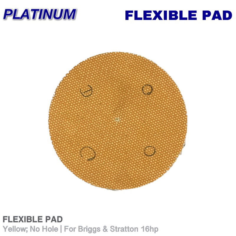 Flexible Pad | COREA | Yellow Without Hole | For Briggs & Stratton and ...