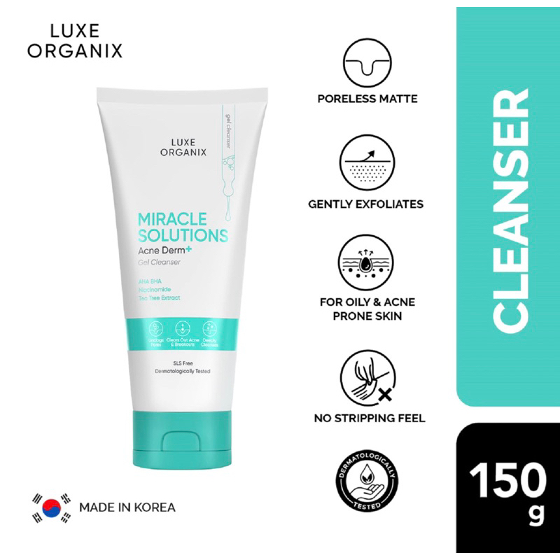 LUXE ORGANIX AHA BHA Miracle Cleanser | Shopee Philippines