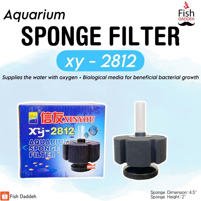 Aquarium Sponge Filter Bio Foam XY2812 Shopee Philippines