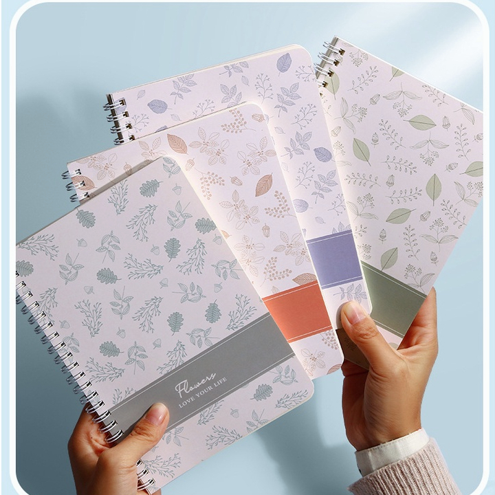 A5 Fall Leaves Spring Notebook 60Sheets Notepad School Stationery