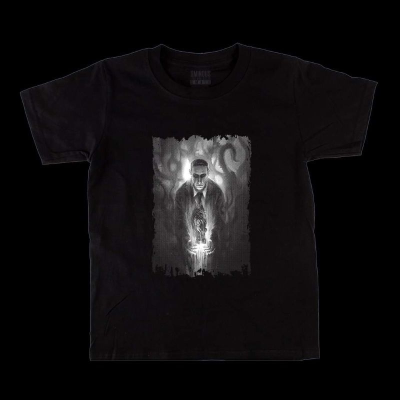 Urban Backwoods Dark Lovecraft Spirits Men's T-Shirt - Premium Cotton Graphic Tee, Regular Fit - View #5
