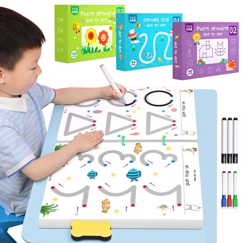 Magic Tracing Workbook Preschool Educational Toys Erasable Pen Logical ...