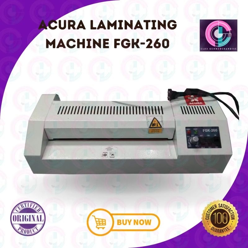 Acura laminating machine with fan FGK-260 | Shopee Philippines
