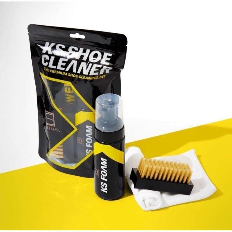 KS Shoe cleaner KS Foam Premium sneaker Dry cleaning kit Sneaker White