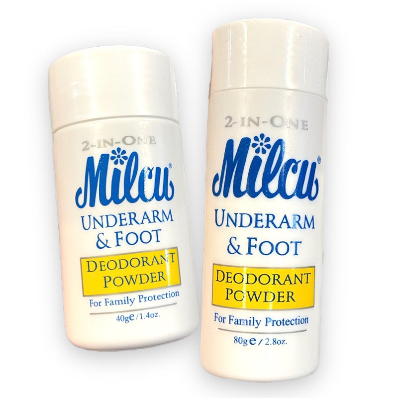 Milcu Underarm & Foot 2in1 Deodorant Powder Original 2in1 Deodorant