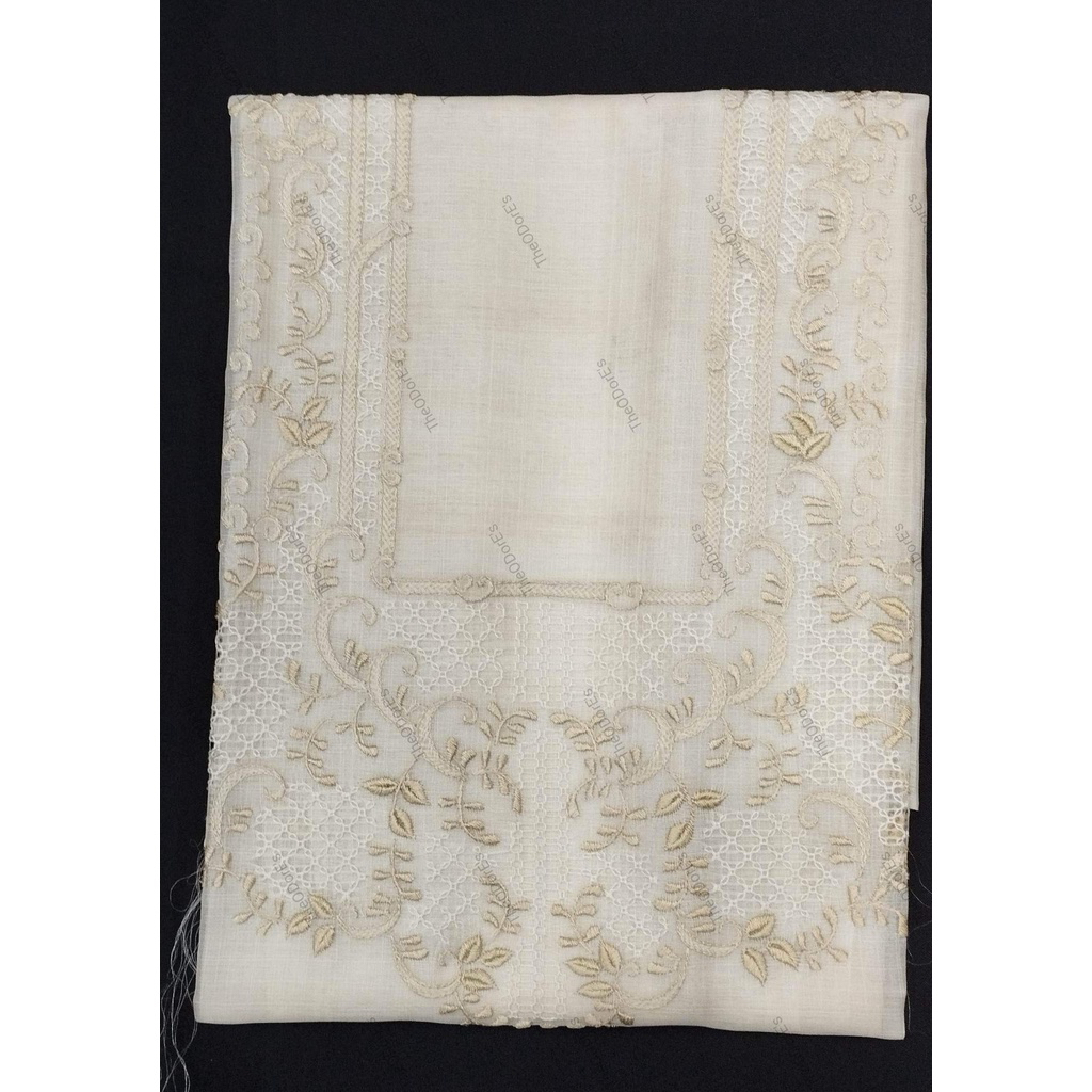PRECUT EMBROIDERED FABRIC PIÑA COCOON (RAYA CALADO) | Shopee Philippines