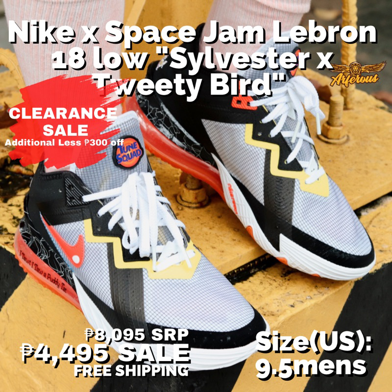 BUY Space Jam X Nike LeBron 18 Low Sylvester X Tweety