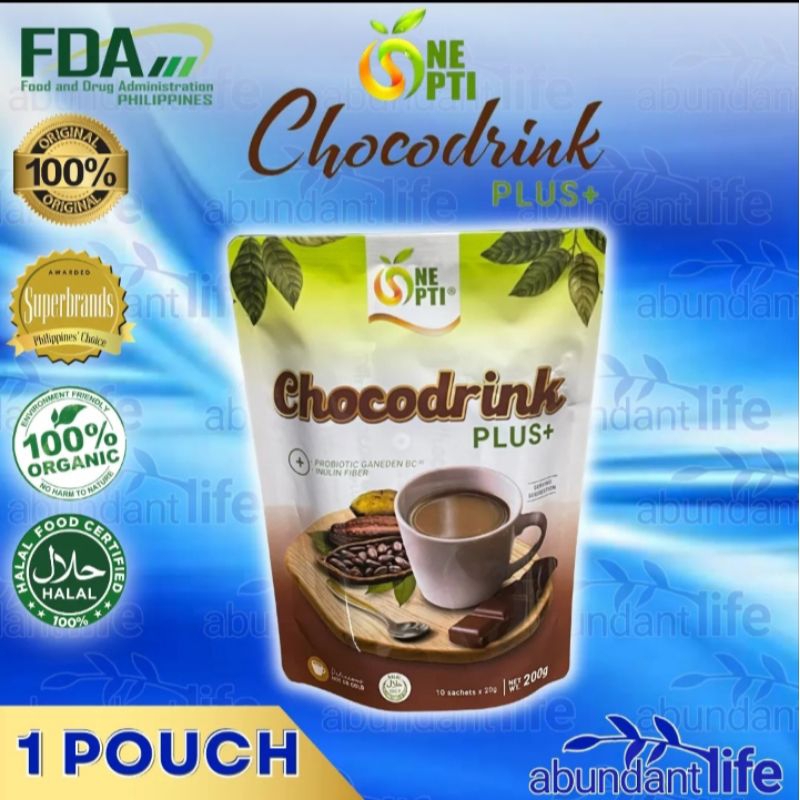 1 POUCH ONE OPTI CHOCO DRINK PLUS ORIGINAL | Shopee Philippines