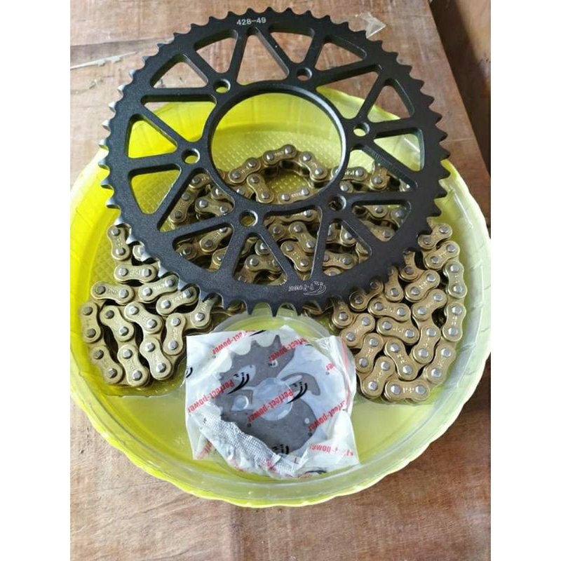 Sprocket & Chain FOR YAMAHA TFX150&R15 V2 Shopee Philippines