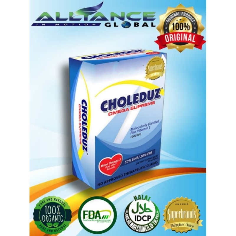 Choleduz (Omega Supreme)(30 Softgels) | Shopee Philippines