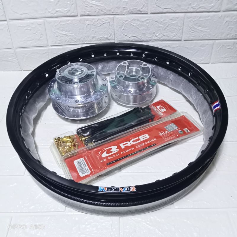 Xrm125 fi Trinity Taikom & Chantara racing rim set w/RCB spokes ...