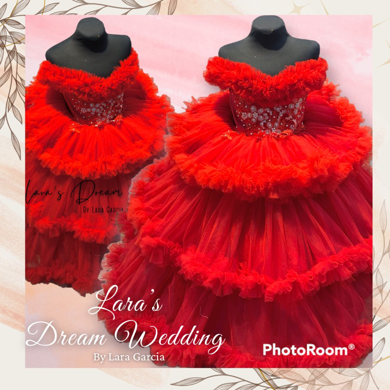 TRENDY 3 Raffles Kids Birthday gown | Shopee Philippines
