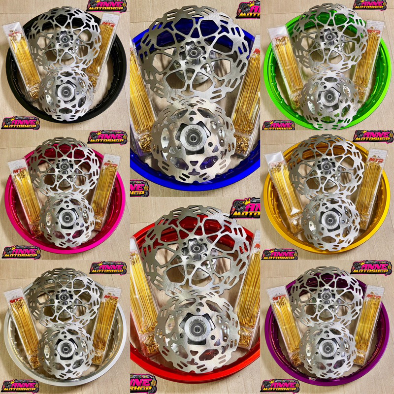 Rimset For Raider 150 Carbtype,Fi Free Bearing Spacer(Bigdisc) | Shopee ...