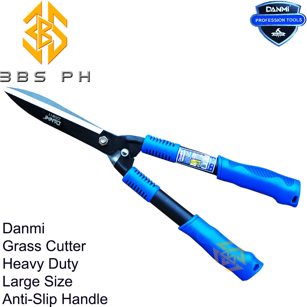 Danmi Grass Cutter Scissor Grass Shear Large Heavy Duty AntiSlip