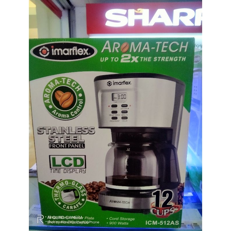 ICM512AS IMARFLEX 12CUPS COFFEEMAKER Shopee Philippines