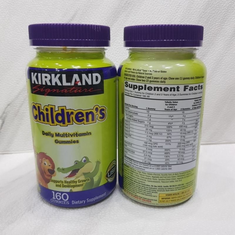 Kirkland Signature Children's Multivitamin Gummies Shopee Philippines