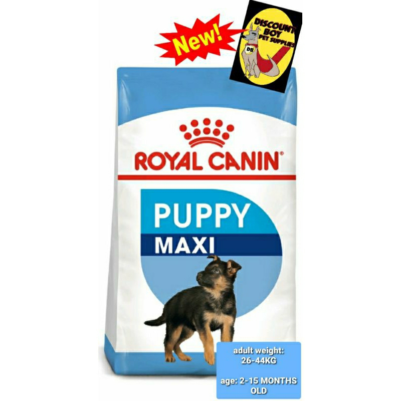 Puppy royal 2024 canin maxi