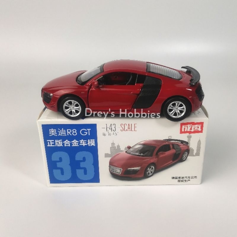 1:43 Audi R8 GT Toy Car Model Diecast Matchbox | Shopee Philippines