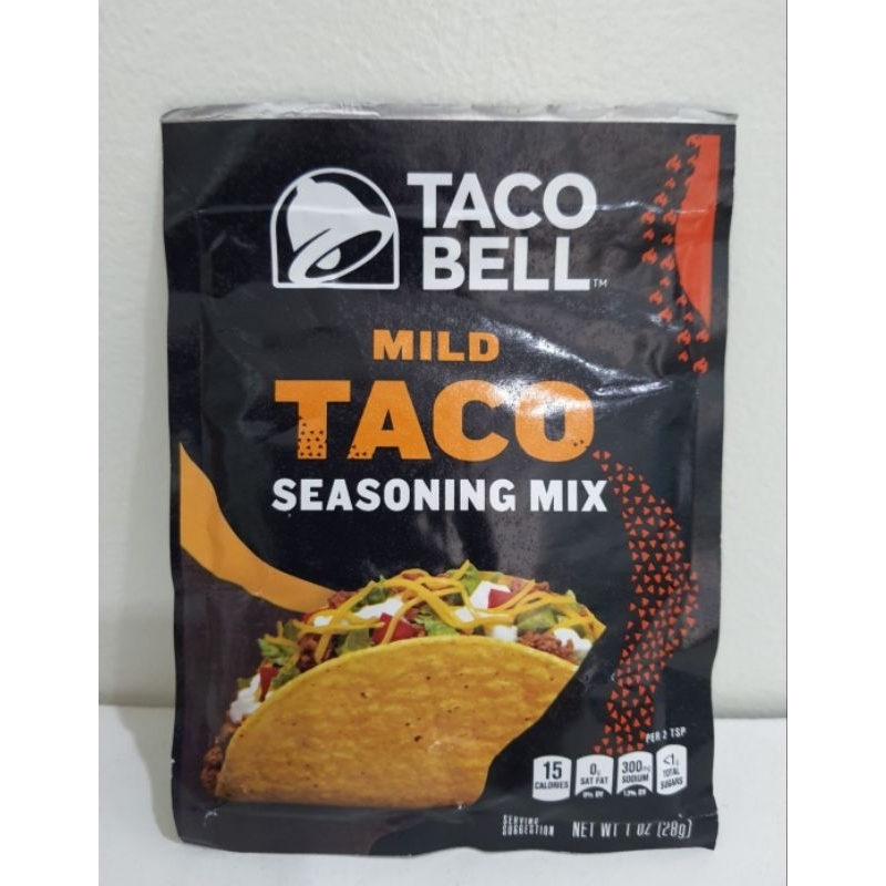 Taco Mild Seasoning Mix Taco Bell 28g Shopee Philippines 4992