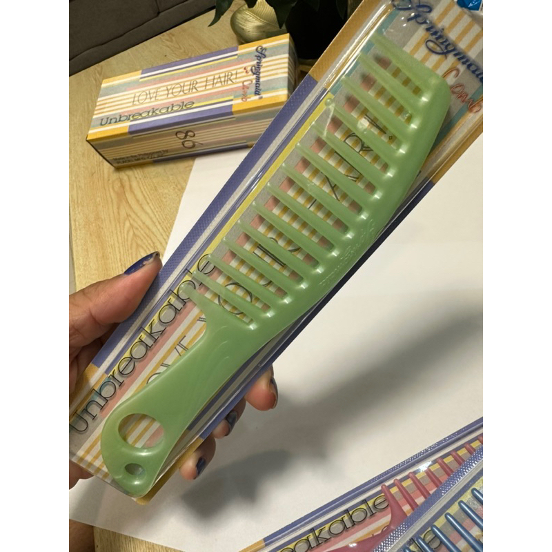 SPRINGMAID Hair COMB NO. 86 PASTEL COLOR scalp massage Hair comb Suklay ...