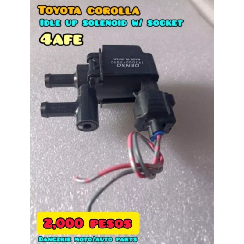 TOYOTA COROLLA 4AFE OEM IDLE UP SOLENOID WITH SOCKET Shopee Philippines