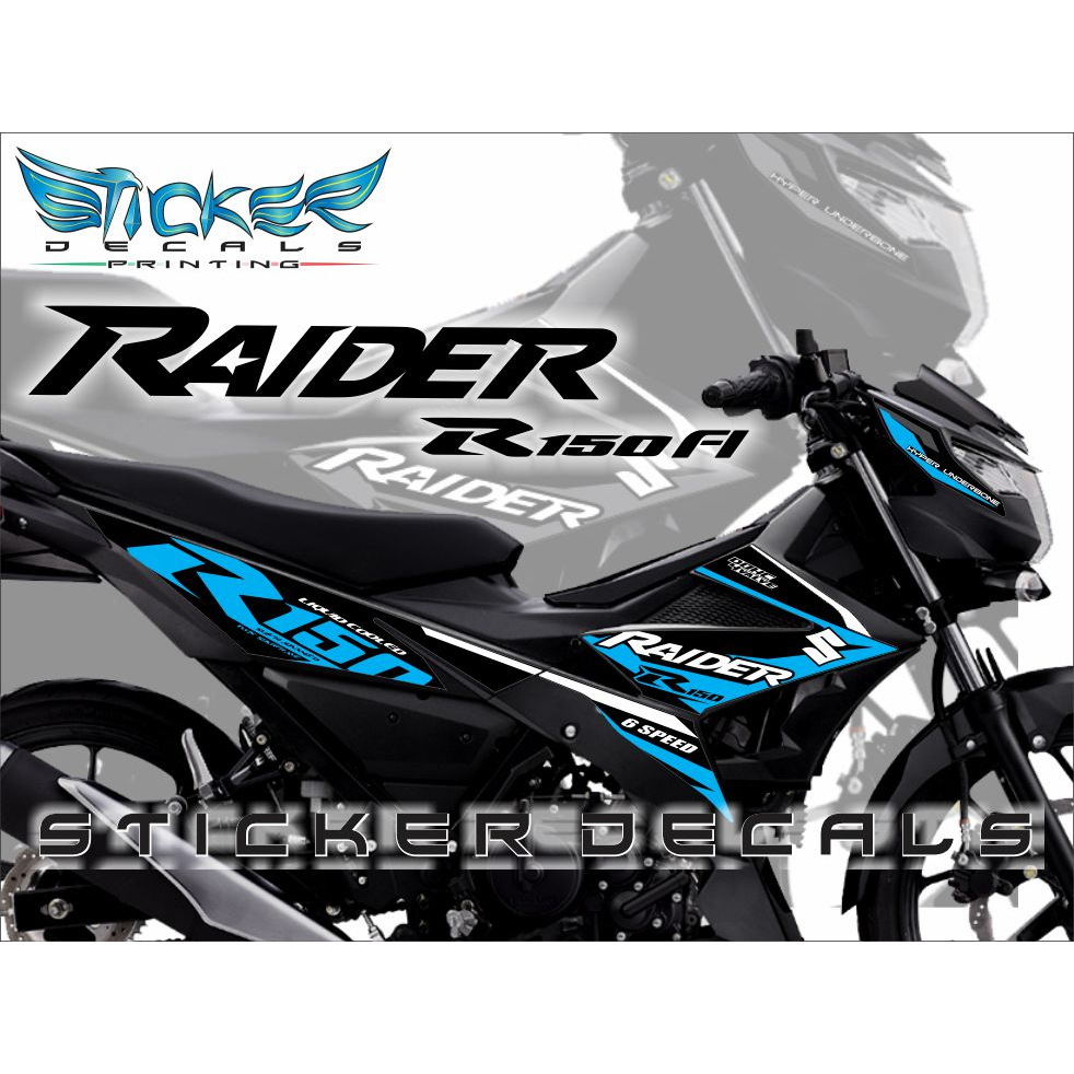 Raider 150 fi Sticker Decals Stock Replica1 Shopee Philippines