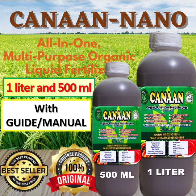 CANAAN NANO FOLIAR MULTIPURPOSE ALL IN 1 ORGANIC LIQUID FERTILIZER