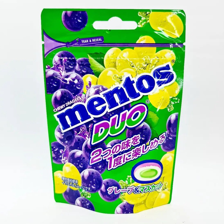 MENTOS DUO - GRAPE & MUSCAT 45g | Shopee Philippines