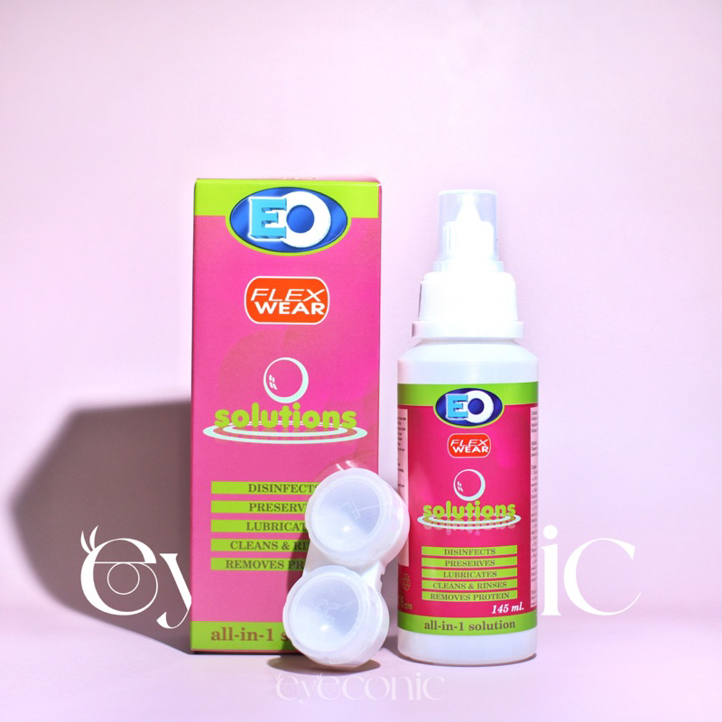 Contact Lens Solution & Accessories Eyedrops cleaner lens case