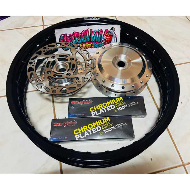VANZBOY RIMSET HONDA BEAT CARB / BEAT FI / SCOOPY / GENIO / ZOOMER ...