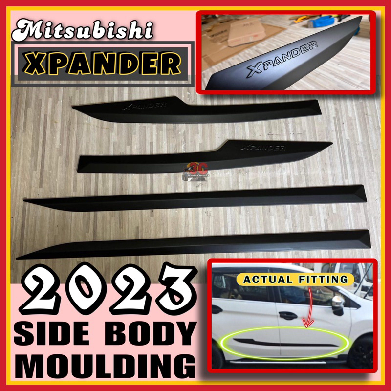 Mitsubishi XPANDER 2023 Side Body Moulding (xpander 2023 accessories
