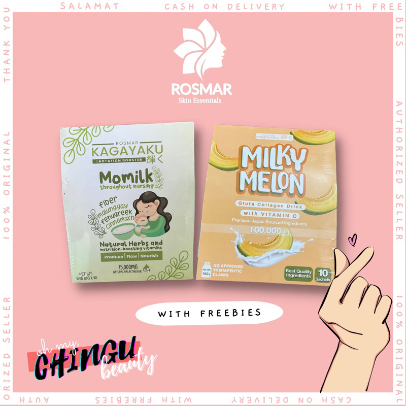 ROSMAR KAGAYAKU MILKY MELON COLLAGEN DRINK WITH VITAMIN C AND MOMILK