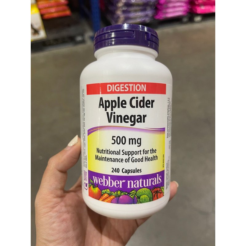 ber Naturals Apple Cider Vinegar 500 mg 240 capsules EXP 08/2027 Shopee Philippines