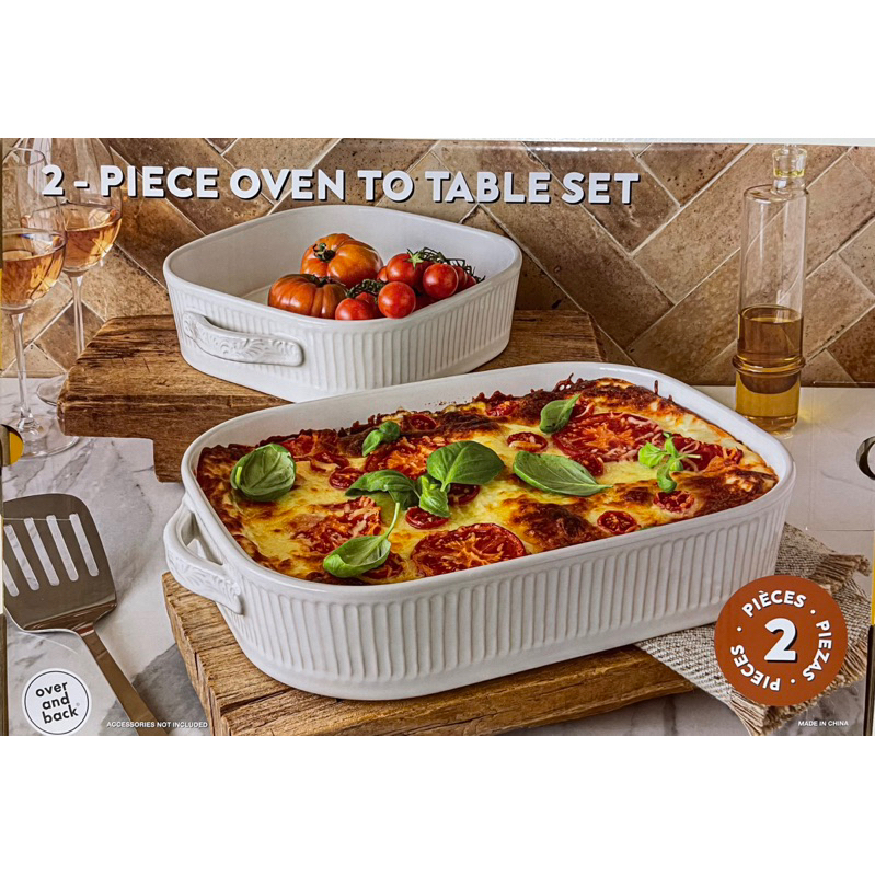 Stoneware Oven to Table Set (2pcs) Shopee Philippines