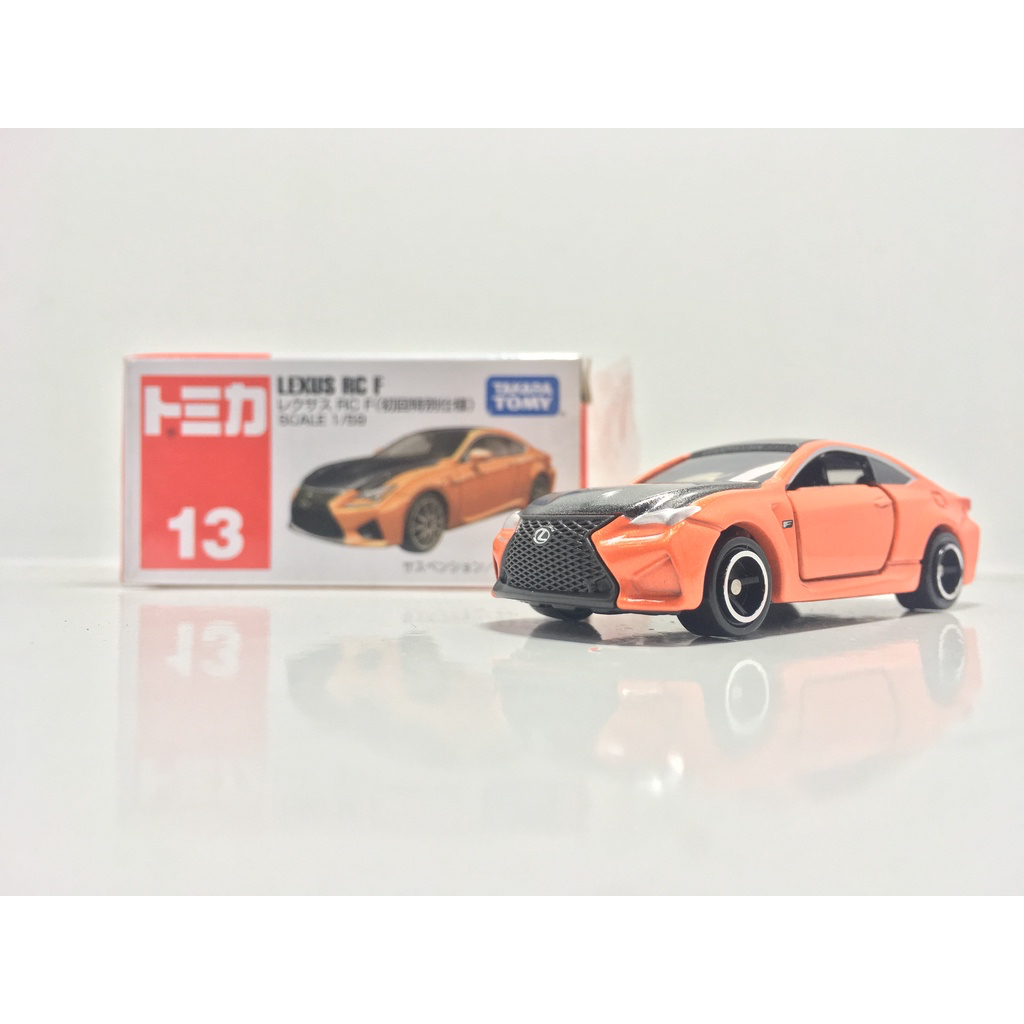 Tomica Lexus RC F 2014 - Modèle Réduit 1/59 En Métal - Blanc - Occasion