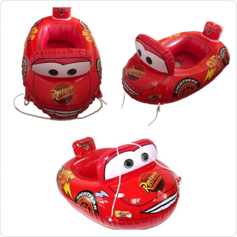Kids Cute lightning mcqueen inflatable pool float Shopee Philippines