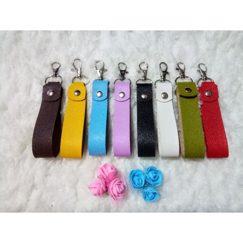 Personalized Leather Keychain single lobster hook Souvenirs and