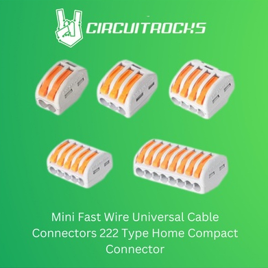 Circuitrocks Mini Fast Wire Universal Cable Connectors 222 Type Home ...