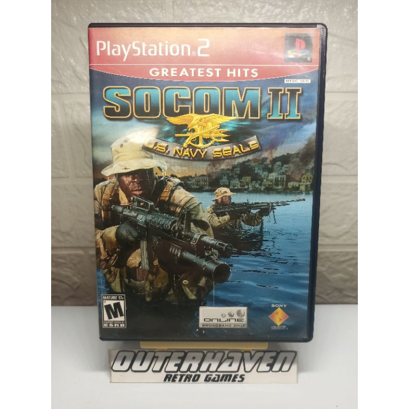 Ps2 Socom Ii Us Navy Seals Ntsc Uc (greatest Hits) 