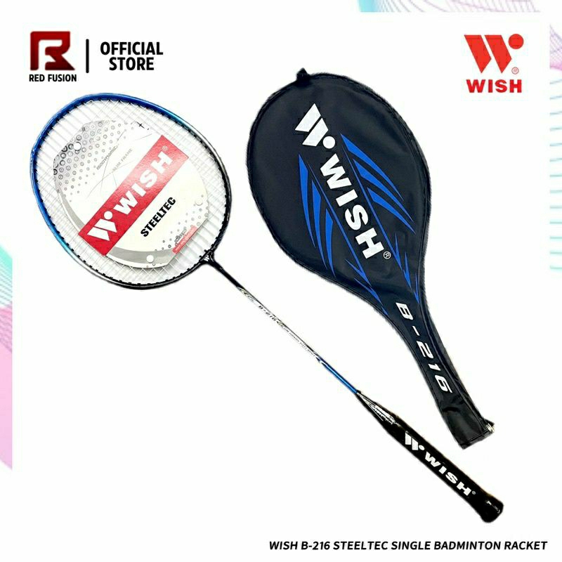 Wish B-216 Steel Tec Single Badminton Per Piece | Shopee Philippines