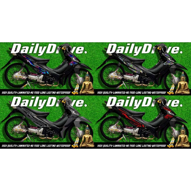 SUZUKI SMASH 115 MALAYSIAN CONCEPT STOCK SIZE DECAL | Shopee Philippines