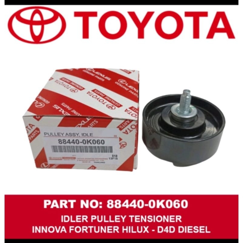 Idler pulley bearing center(884400k060)for innova fortuner hilux 2KD