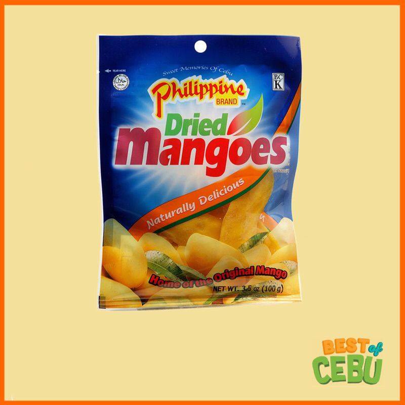 Dried Mangoes 100g Philippine Brand Best of Cebu Pasalubong Delicacies