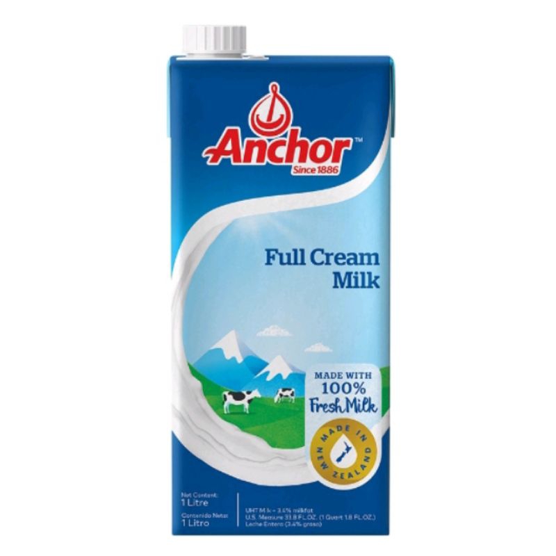 Anchor Full Cream Milk 1L Shopee Philippines