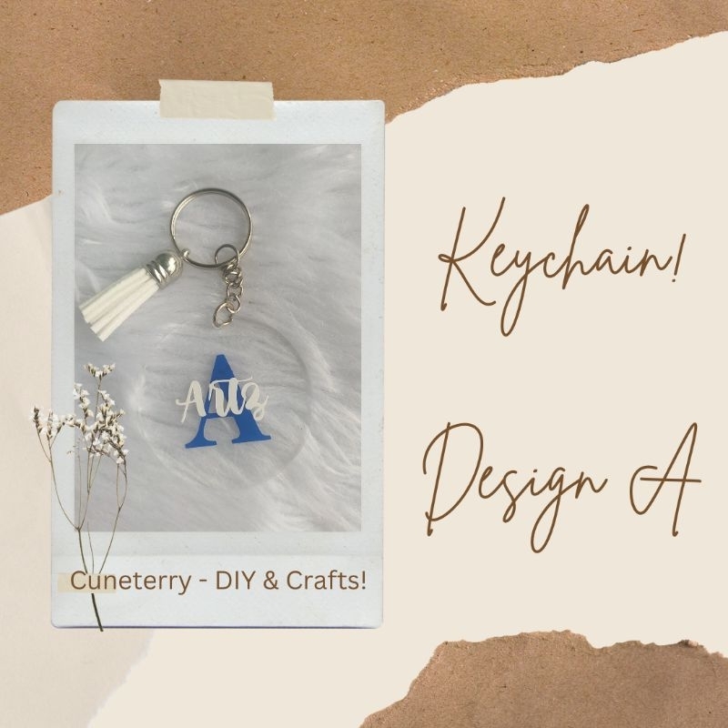 Personalized Round Acrylic Keychain with Tassel | Shopee Philippines