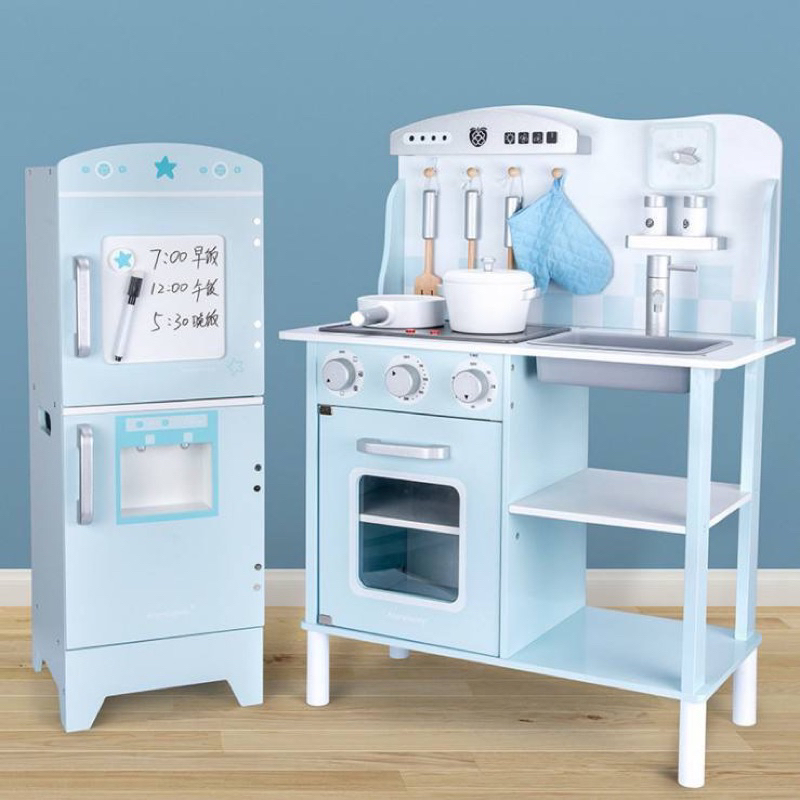 BB Wooden Kitchen and Ref Sold Separately Kids Pretend Role Play ...