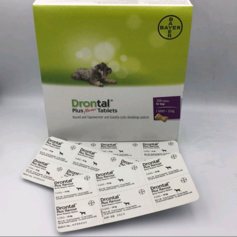 Drontal Plus Flavoured Tablets Per Order Available: 6pcs and 24pcs ...