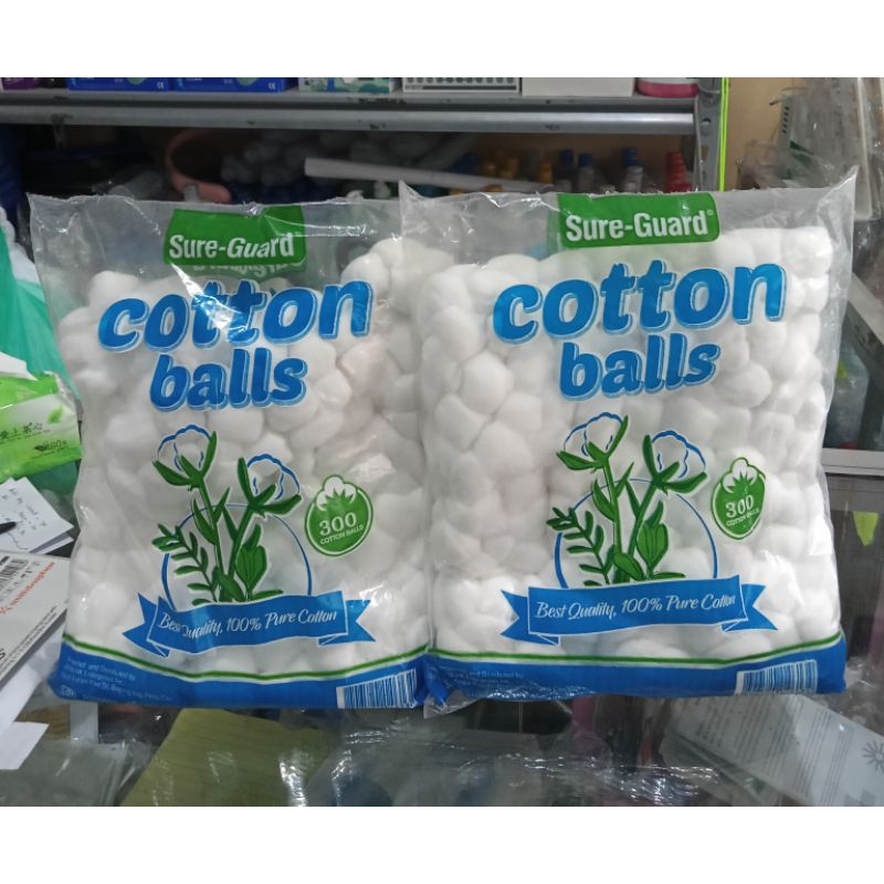 COTTON BALLS 300's (SUREGUARD) Shopee Philippines